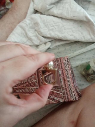 Anillo bisutería perla grande dorado