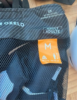Patines Oxelo Talla 39 + Casco y Protecciones