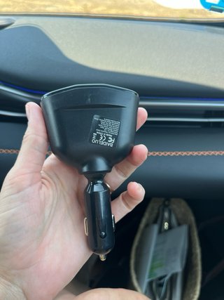 Adaptador mechero coche USB C y QC3.0
