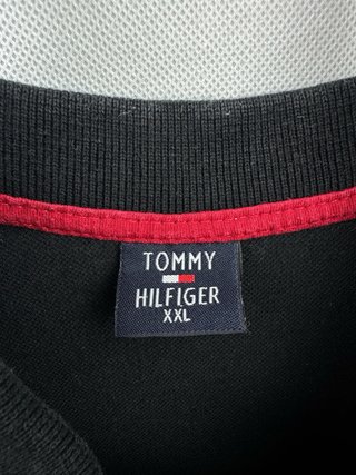 Polo Tommy Hilfiger Custom Fit Negro
