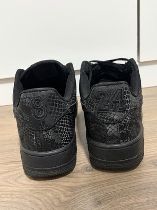Nike Air Force 1 Negras Piel Serpiente