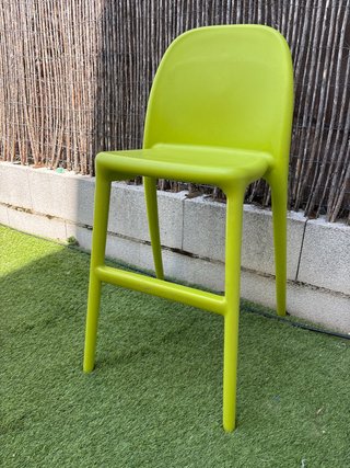 Silla alta infantil verde Ikea
