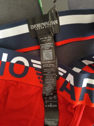Suspensorio Jockstrap Emporio Armani Talla M