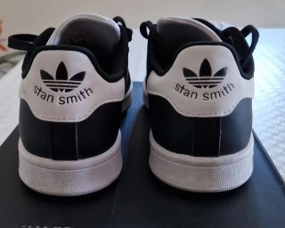 Adidas Stan Smith J Negro/Blanco