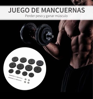 Juego Mancuernas Ajustables Pesos