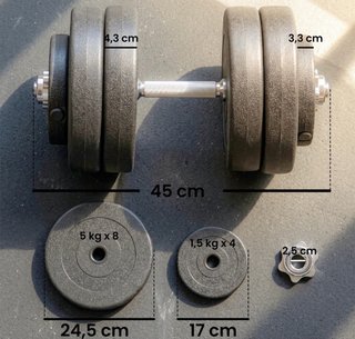 Juego Mancuernas Ajustables Pesos
