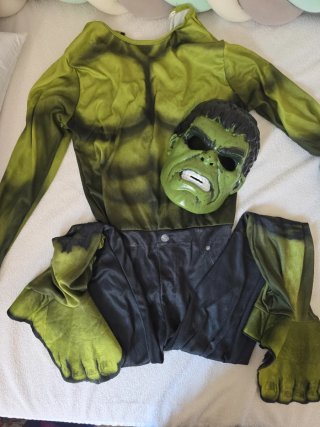 Disfraz Hulk Talla 12 con Máscara