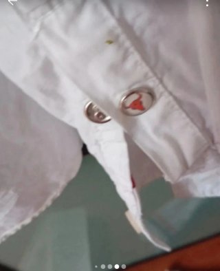 Camisa Brotes Shirds  Blanca Talla XS 12 Años