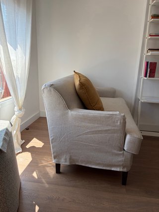 Sofá IKEA 2 plazas beige tela NUEVO