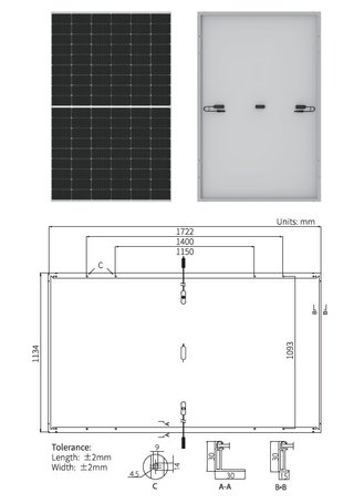 Panel Solar Longi 410W Nuevo