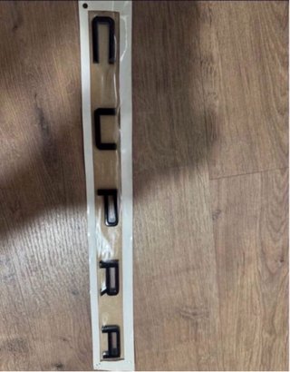 Letras CUPRA Negro Brillo/Mate