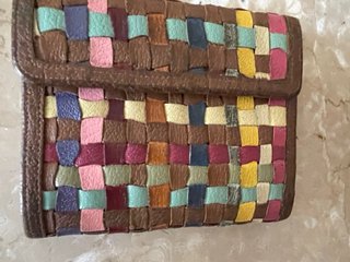 Borsa più portafogli pelle intrecciata PIERO GUIDI