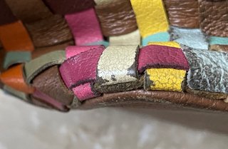 Borsa più portafogli pelle intrecciata PIERO GUIDI