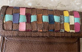 Borsa più portafogli pelle intrecciata PIERO GUIDI