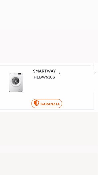 Lavatrice SMARTWAY HLBW610S 6kg