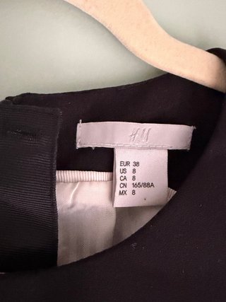 Vestido negro H&M ajustado