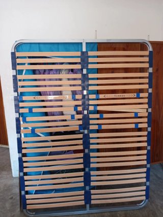 Somier de lamas de madera matrimonio