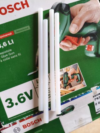 Pistola de pegamento Bosch PKP 3,6 LI