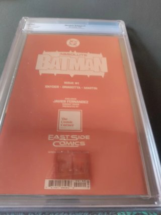 Absolute Batman #1 Javier Fernandez Akira comic