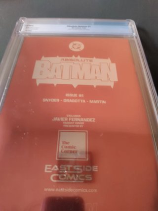Absolute Batman #1 Javier Fernandez Akira comic