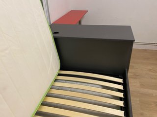 Cama nido gamer 90x200 con escritorio