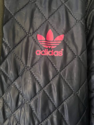 Chaqueta Adidas Acolchada Azul y Rosa