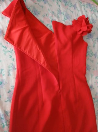 Vestido rojo fiesta Shein Talla S/M nuevo