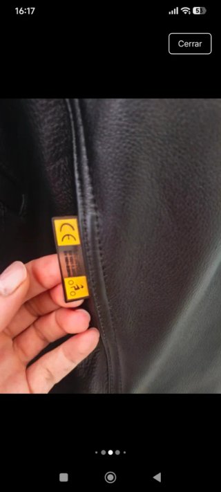Cazadora de piel para moto