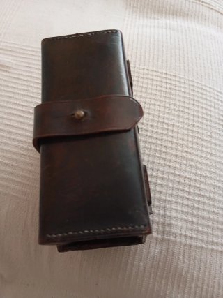 Cartera Sanidad Militar Marrón