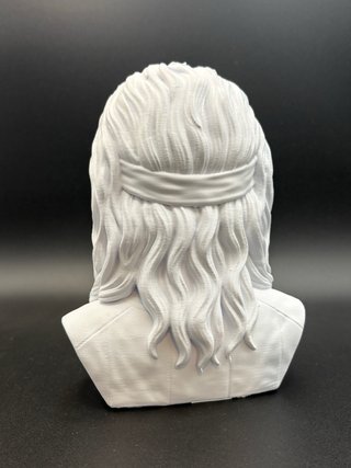 Busto 3D Ronaldinho - Stampa Plastica 20cm