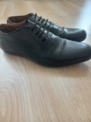 Zapatos de vestir hombre piel negro T40