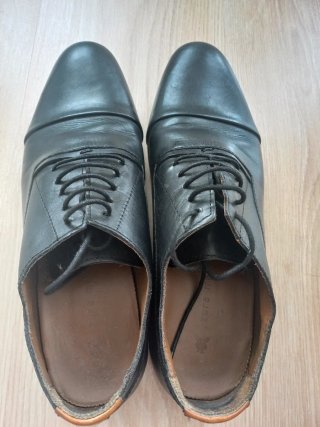 Zapatos de vestir hombre piel negro T40
