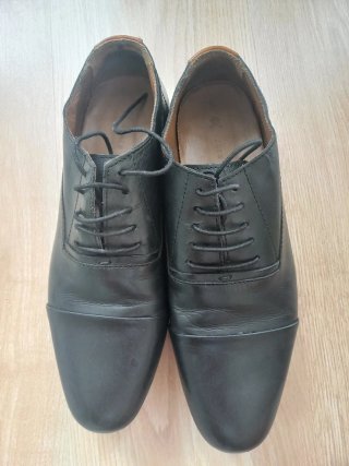 Zapatos de vestir hombre piel negro T40