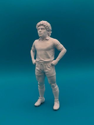 Corpo Maradona 18cm Busto 3D
