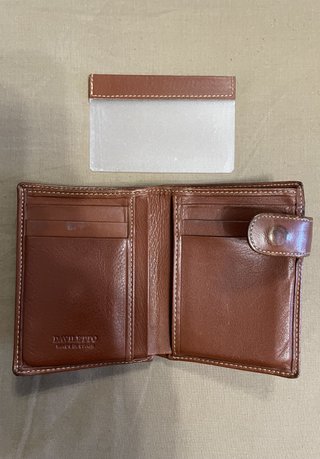 Cartera de piel hombre DAVILETTO marrón