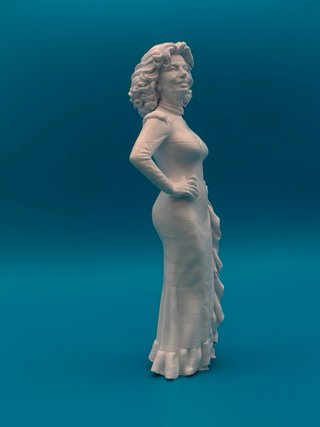 Statua Sophia Loren 3D stampa 18cm
