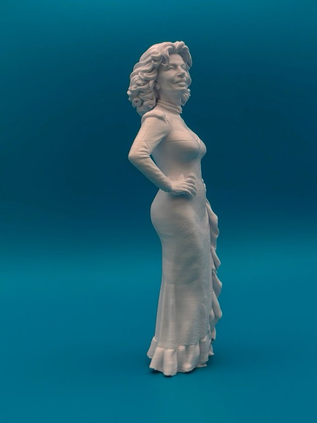 Statua Sophia Loren 3D stampa 18cm