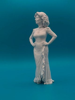 Statua Sophia Loren 3D stampa 18cm