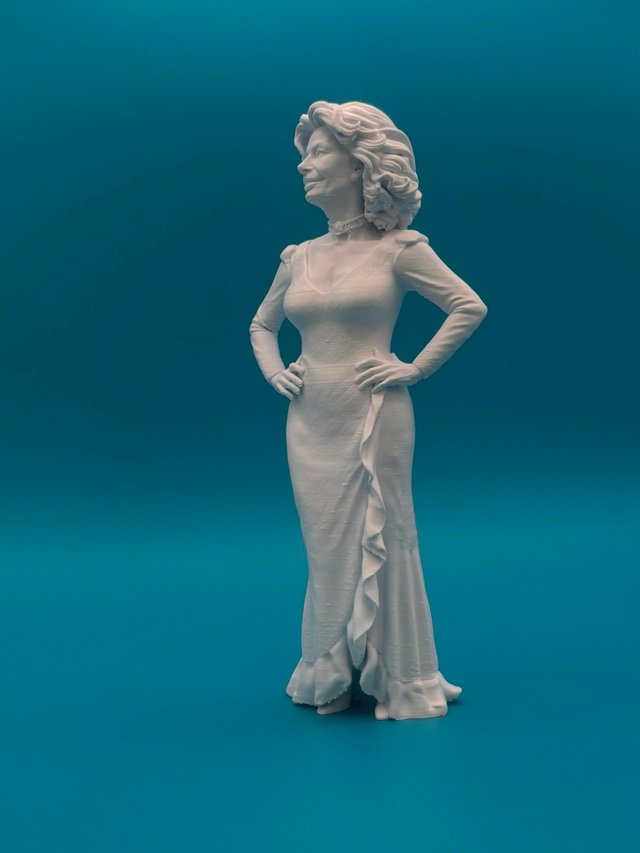 Statua Sophia Loren 3D stampa 18cm