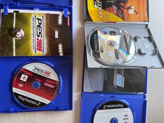 Lote Juegos PS2 PES Completos con Manuales