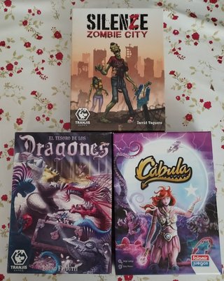 Pack 3 Juegos de Mesa: Silence, Dragones, Cábula