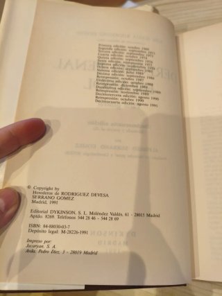 2 Libros Derecho Penal Español - Rodríguez Devesa