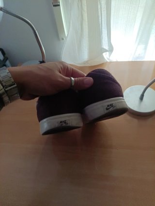 Zapatillas Nike SB Check Talla 39 Granate.