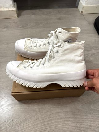 Botas plataforma Converse blancas