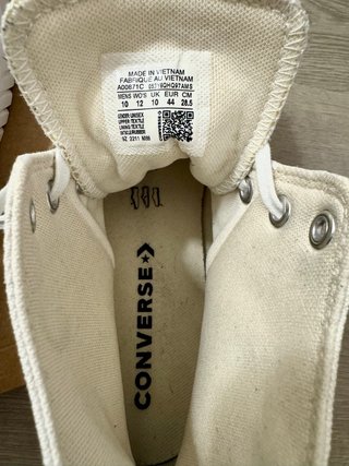 Botas plataforma Converse blancas
