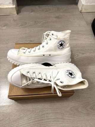 Botas plataforma Converse blancas
