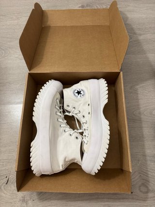 Botas plataforma Converse blancas