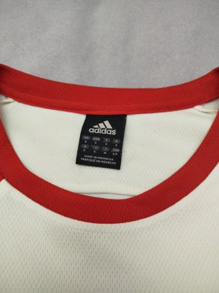 Camiseta Adidas Blanca y Roja