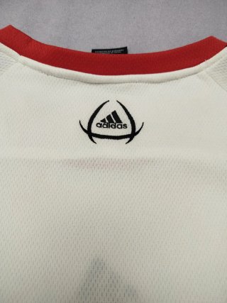 Camiseta Adidas Blanca y Roja