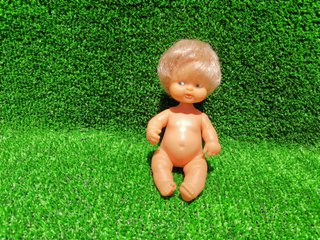 Muñeca Barriguitas rubia ojos azules